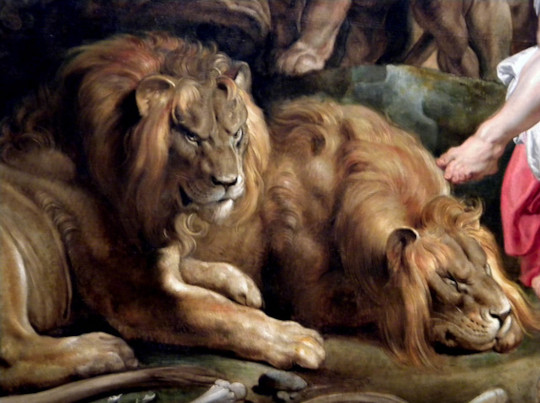 Daniel in the lions' den