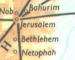 Books of Samuel geography map