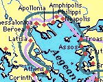 Map of Paul's missionary journey