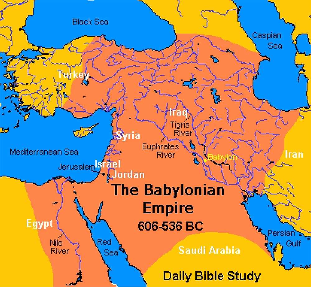 Map of the Babylonian Empire